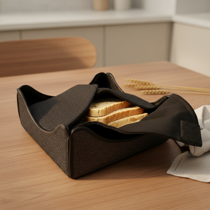 Leather - Black Breadbasket Trendy Home