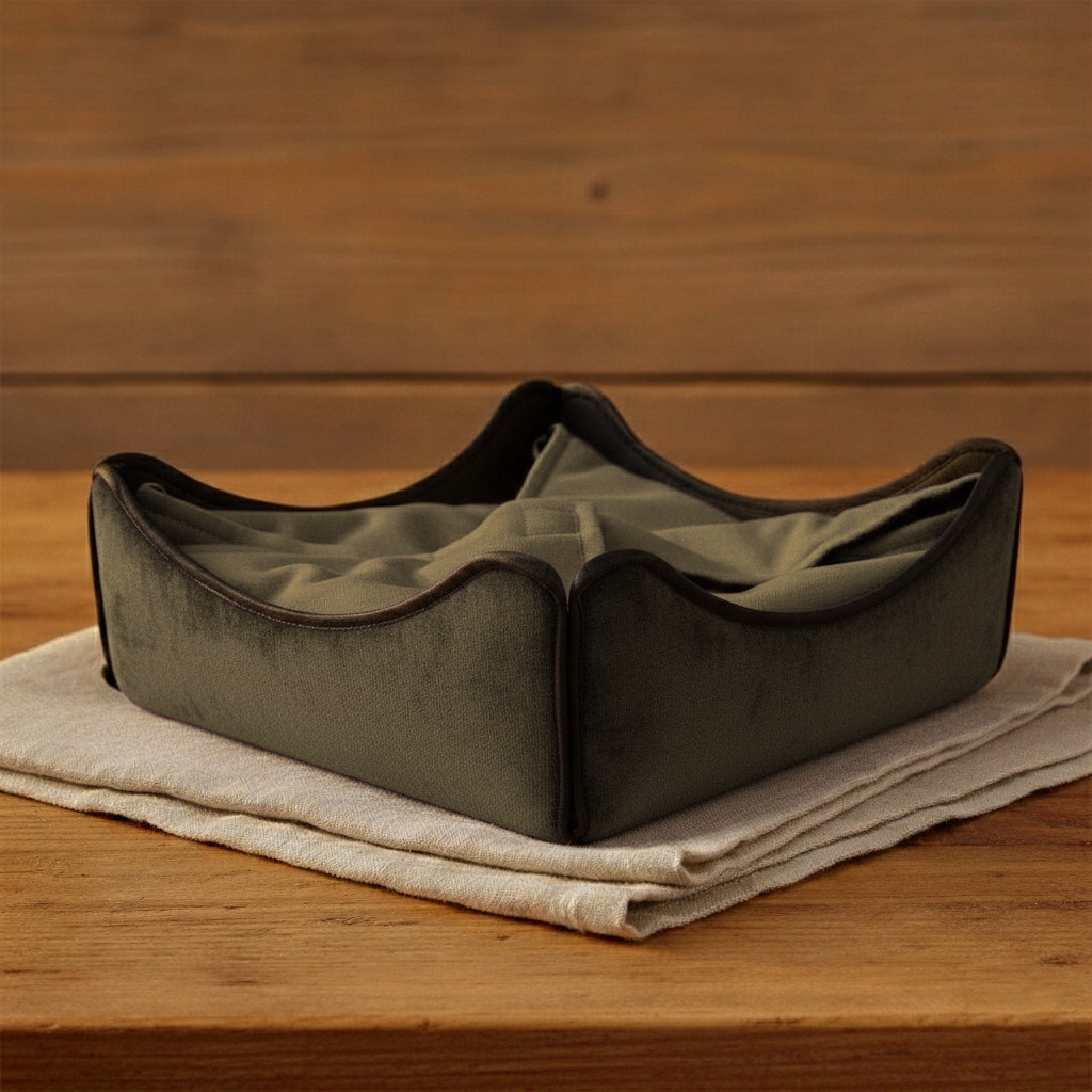 Malai Velvet - Olive Brown Breadbasket Trendy Home