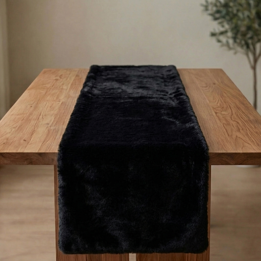 Cat Fur - Obsidian Table Runner Trendy Home