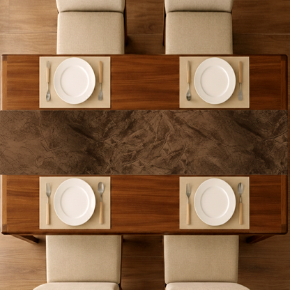 Turkish Velvet - Bronze Table Runner Trendy Home