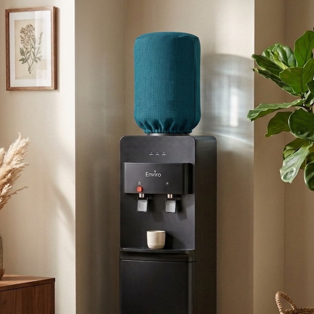 Fine Jute - Dark Turquoise Bottle Dispenser Cover