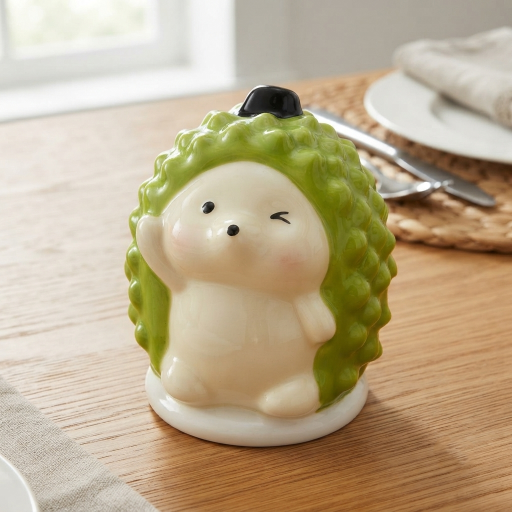 Ceramic - Hedgehog Toothpick Holder