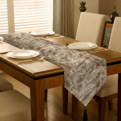 Turkish Velvet - Pearl Table Runner Trendy Home