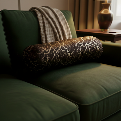 Shanghai - Khaki Round Pillow (pair) Trendy Home