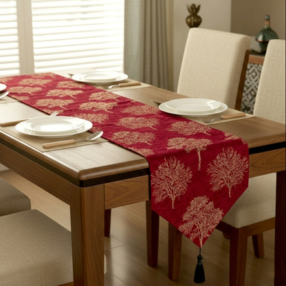 Shanghai - Ruby Table Runner Trendy Home
