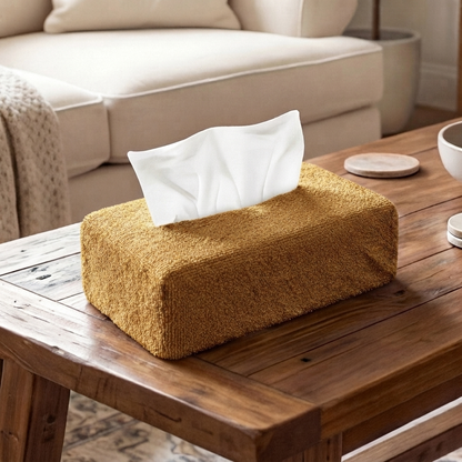 Teddy Fur - Honey Gold Tissue Box