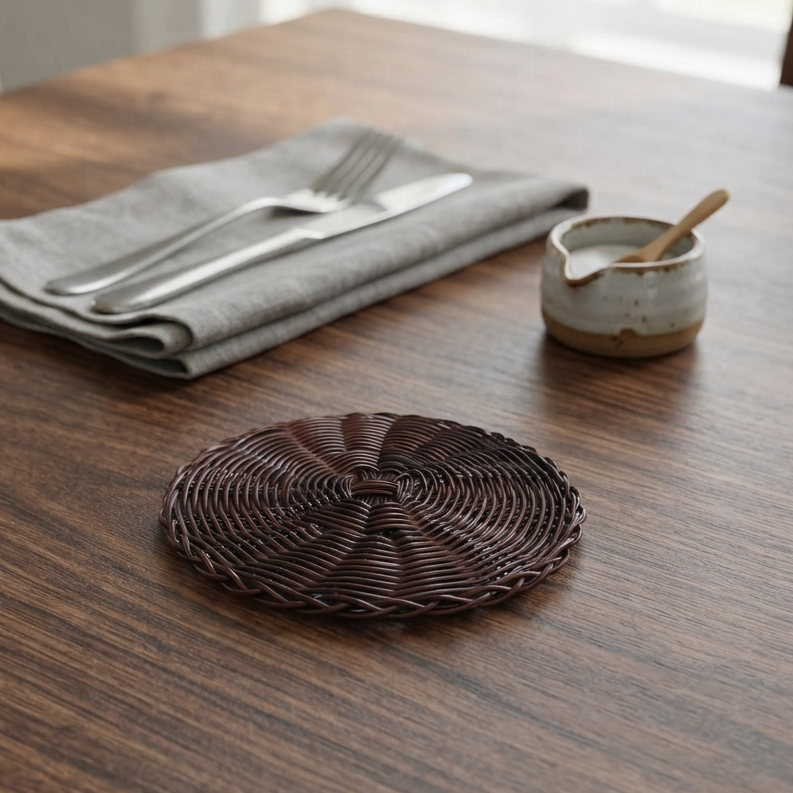 Rattan - Coffee Hot Mat Trendy Home