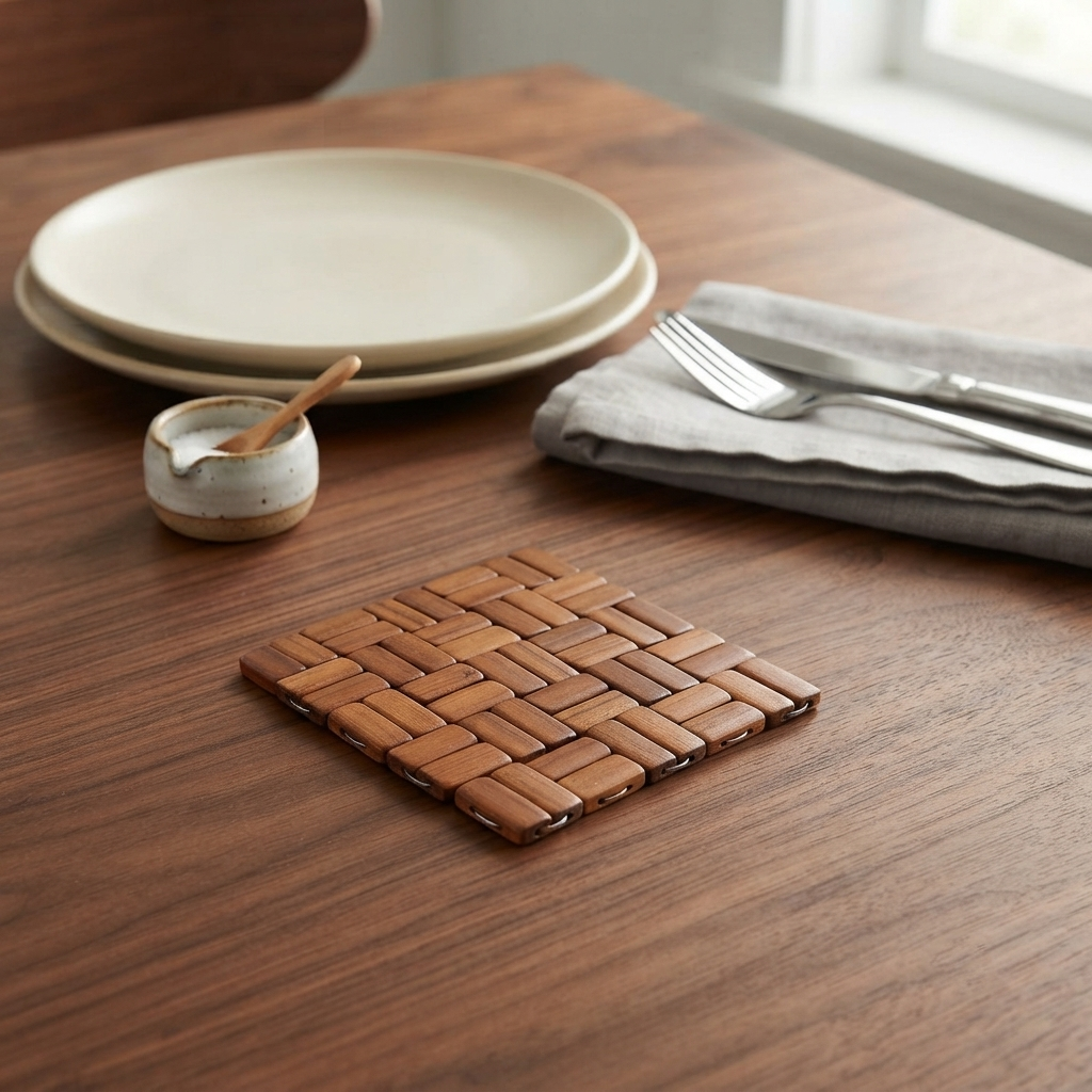 Wooden - Brics Hot Mat trendy home