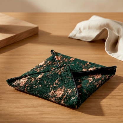 Shanghai Velvet - Emerald Roti Kapra Trendy Home