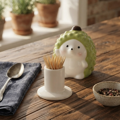 Ceramic - Hedgehog Toothpick Holder trendy home