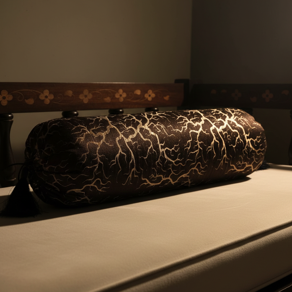 Shanghai - Khaki Round Pillow (pair) Trendy Home