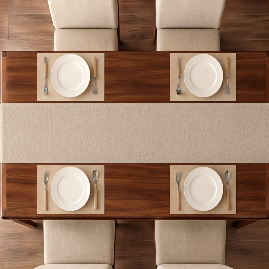 Teddy Fur - Sand Beige Table Runner Trendy Home