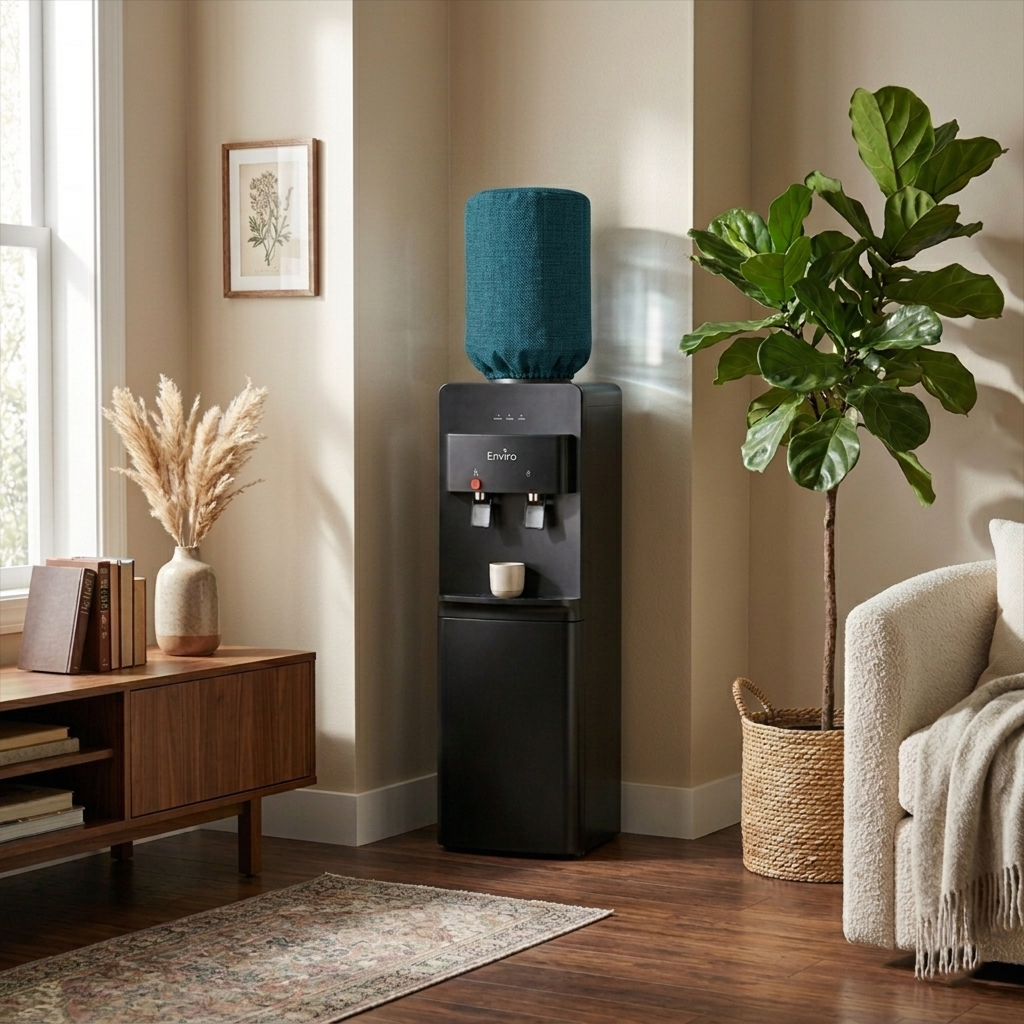 Fine Jute - Dark Turquoise Bottle Dispenser Cover