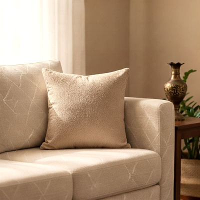 Teddy Fur - Sand Beige Cushion Cover Trendy Home
