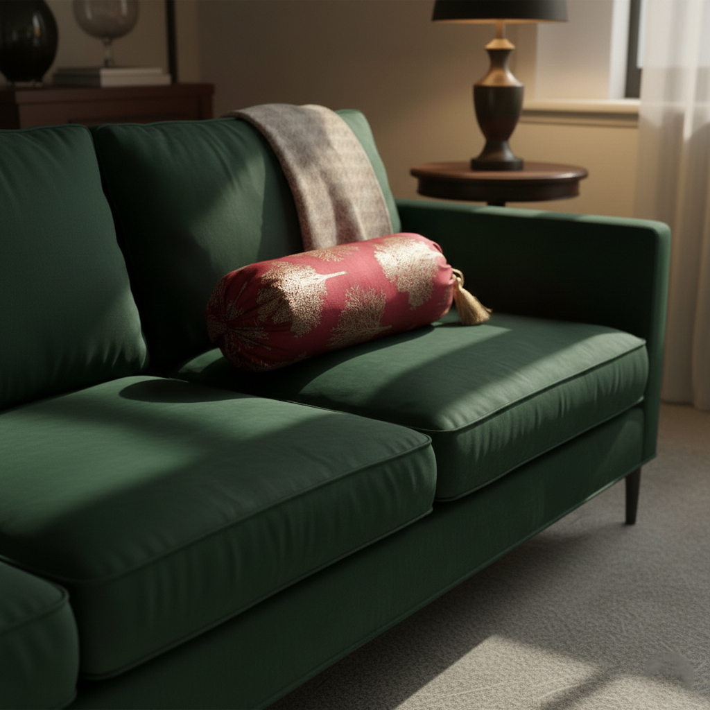 Shanghai - Ruby Round Pillow (pair) Trendy Home