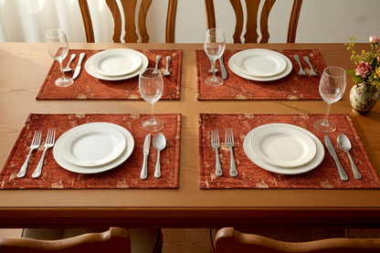 Shanghai Velvet - Rust Table Mat Trendy Home