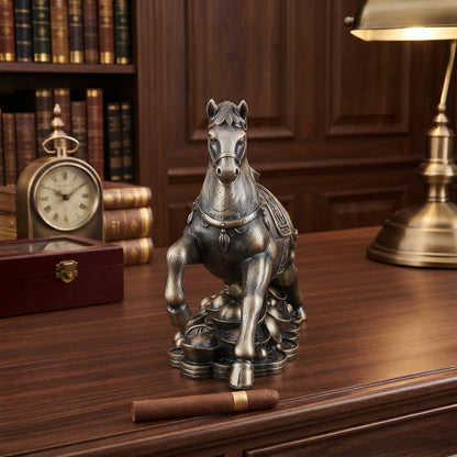 Metallic - Horse Ashtray trendy home