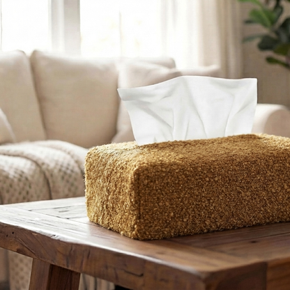 Teddy Fur - Honey Gold Tissue Box