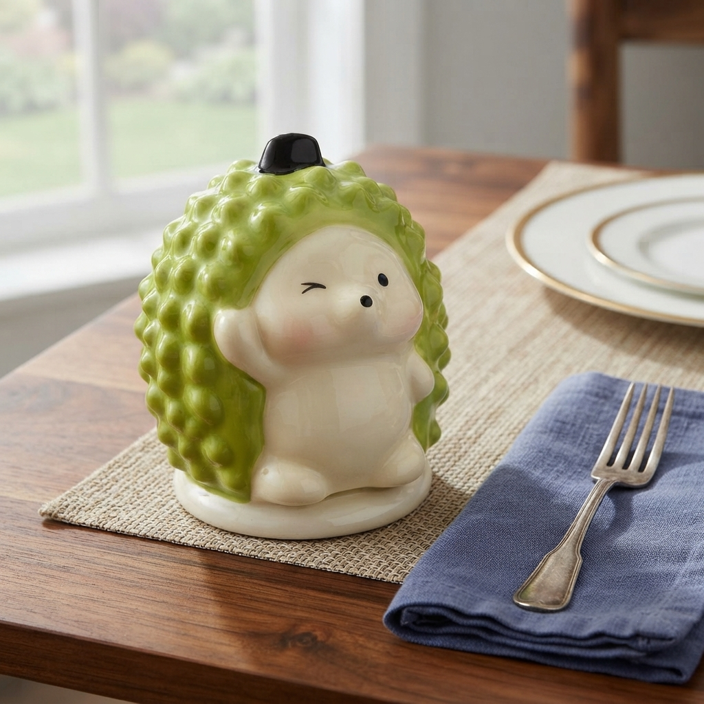 Ceramic - Hedgehog Toothpick Holder