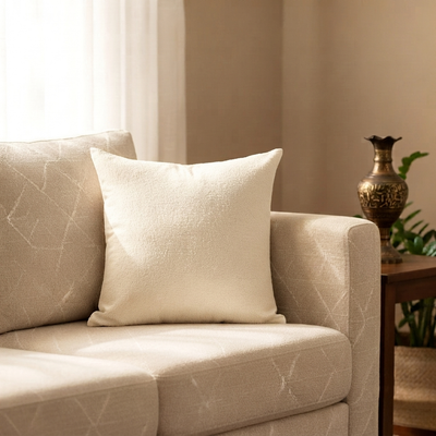 Teddy Fur - Soft Ivory Cushion Cover Trendy Home