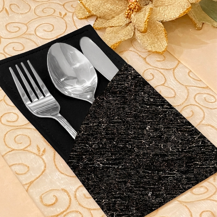 Shanghai - Siyah Cutlery Pouch Trendy Home