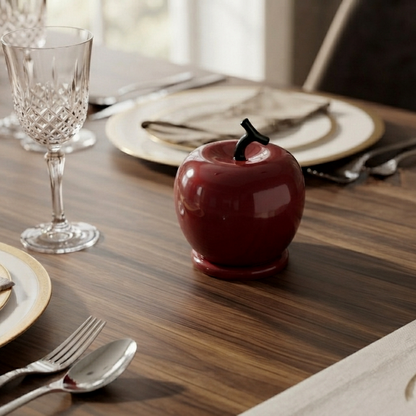 Ceramic - Red Apple Toothpick Holder