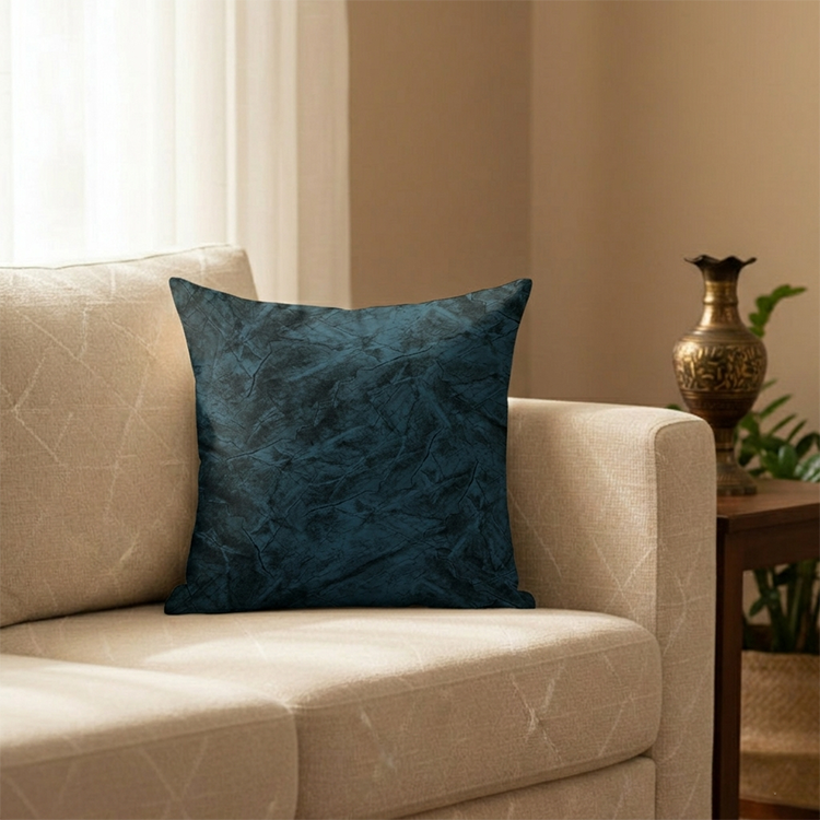 Turkish Velvet - Deep Blue Cushion Cover Trendy Home