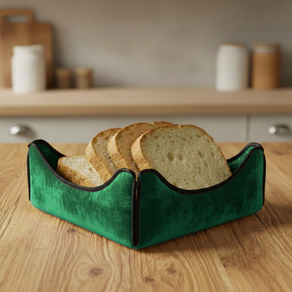 Malai Velvet - Emerald Breadbasket Trendy Home
