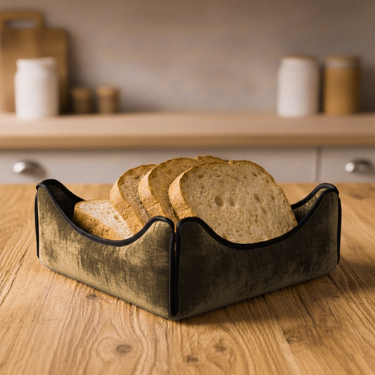 Malai Velvet - Olive Brown Breadbasket Trendy Home