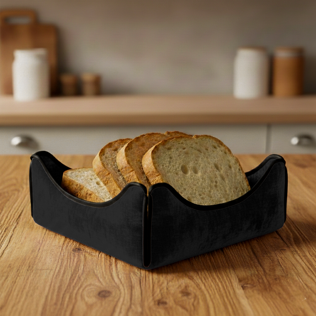 Malai Velvet - Black Breadbasket Trendy Home