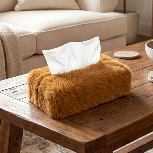 Cat Fur - Cinnamon Tissue Box Trendy Home