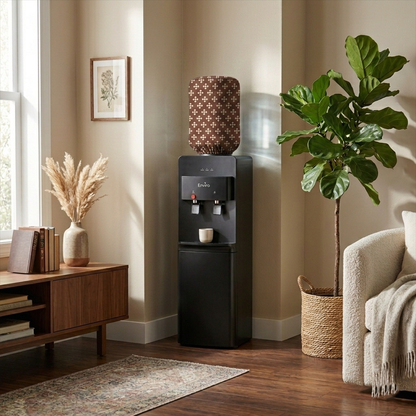 Printed - Espresso Foulard Bottle Dispenser Cover