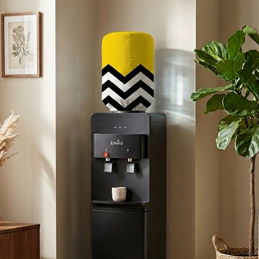 Printed - Lisbon Yellow Bottle Dispenser Cover Trendy Home