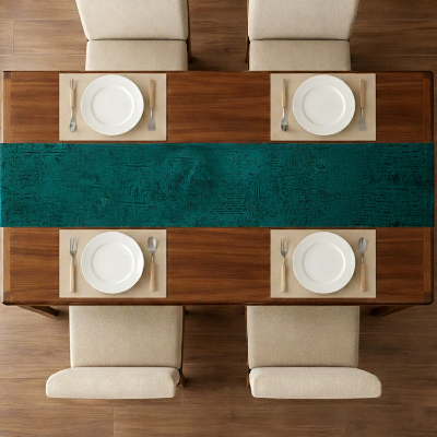 Turkish Velvet - Navy Blue Table Runner Trendy Home