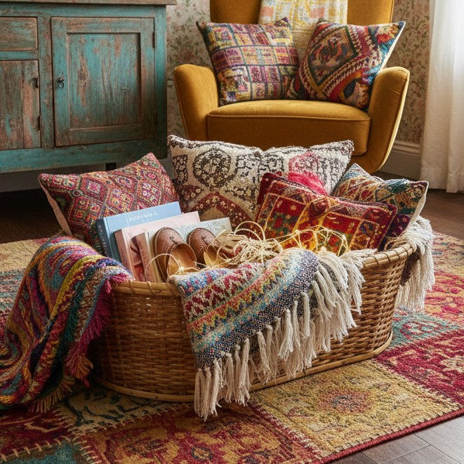 Handmade - Cane Multipurpose Crib Basket