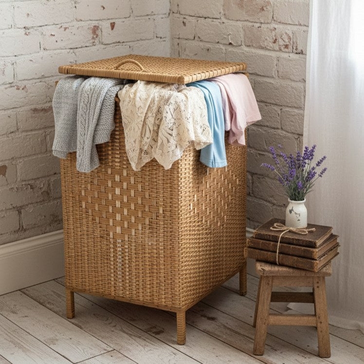 Handmade - Rattan Laundry Basket