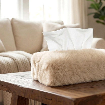 Cat Fur - Butter Tissue Box Trendy Home