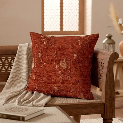 Shanghai Velvet - Rust Cushion Cover Trendy Home