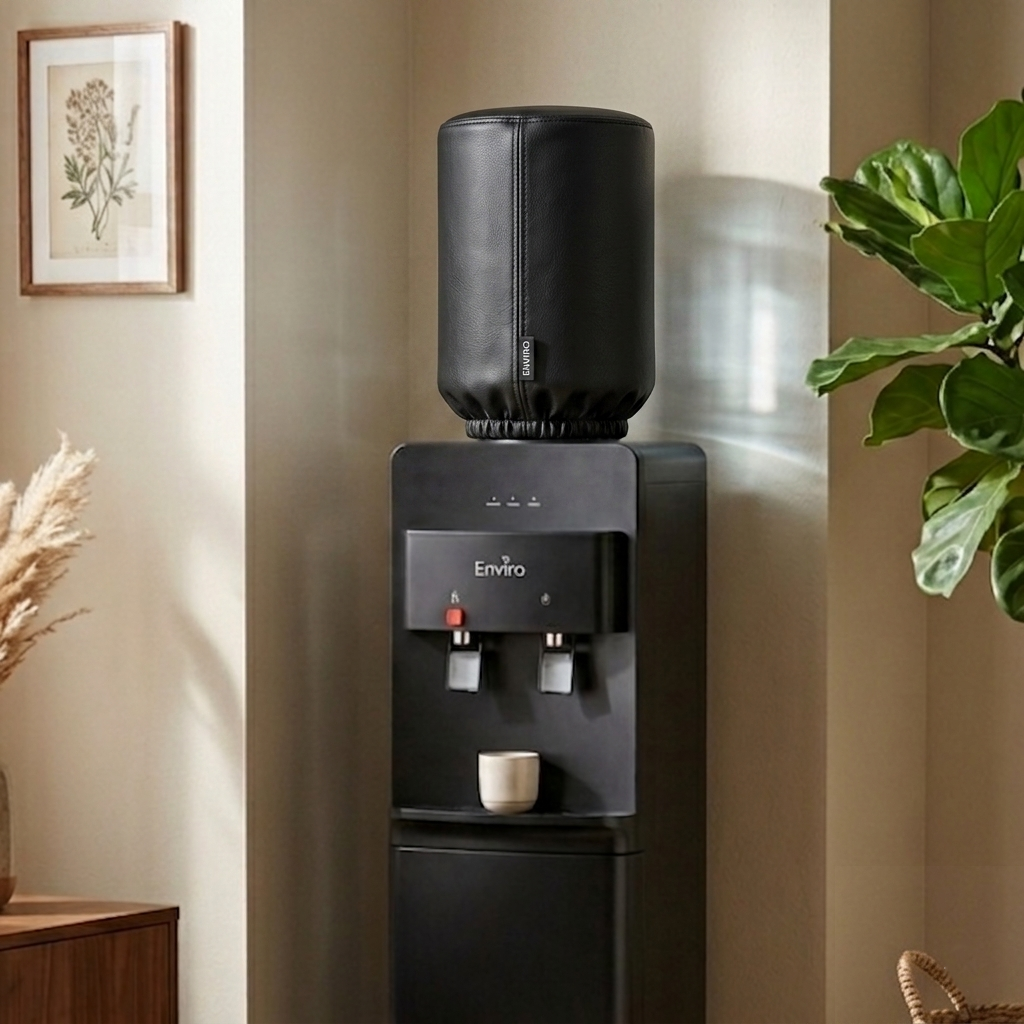 Leather - Black Bottle Dispenser Cover