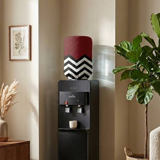 Printed - Lisbon Red Bottle Dispenser Cover Trendy Home
