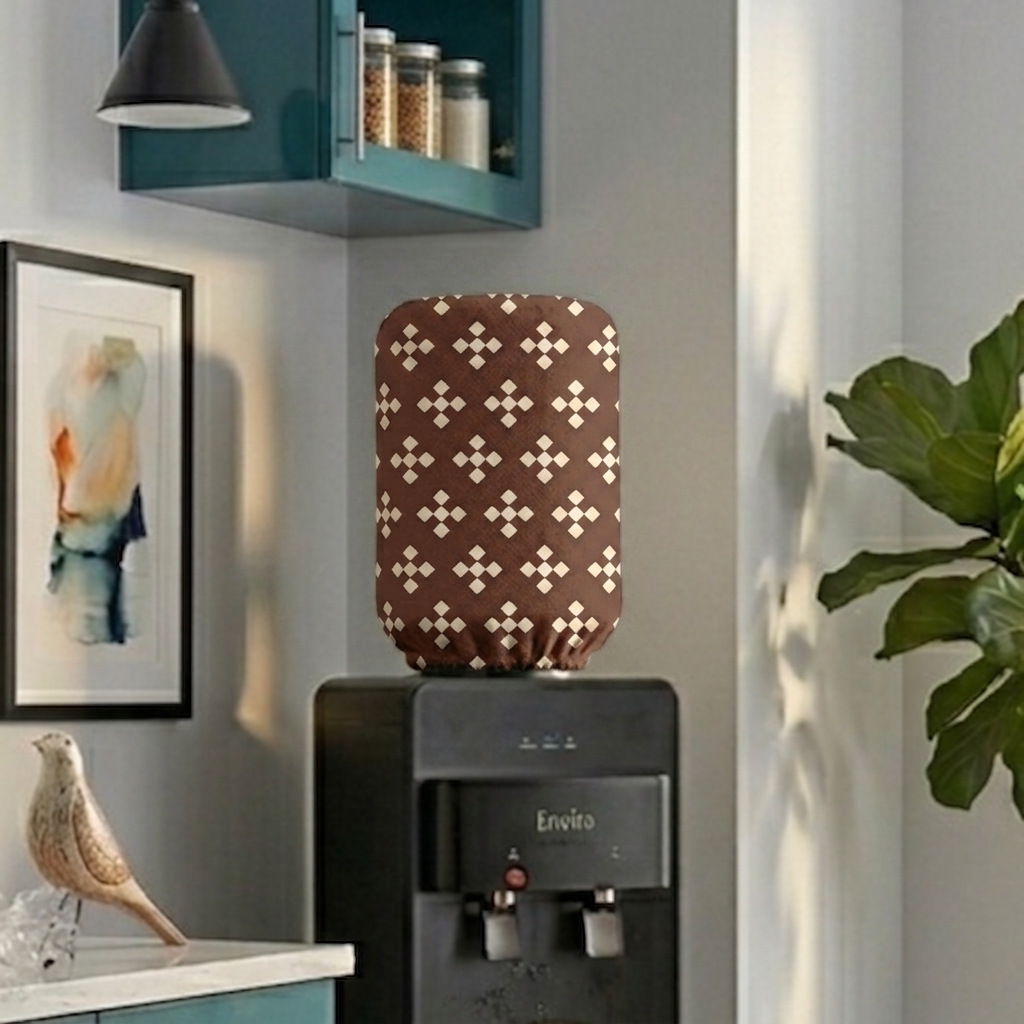 Printed - Espresso Foulard Bottle Dispenser Cover