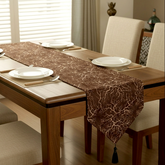 Shanghai - Khaki Table Runner Trendy Home