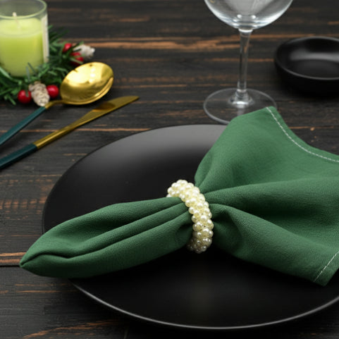 Beaded Pearl Napkin Holder Trendy Home