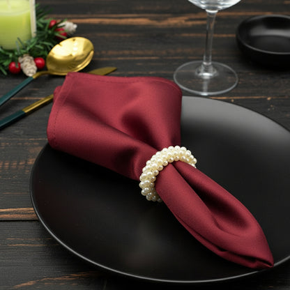 Beaded Pearl Napkin Holder Trendy Home