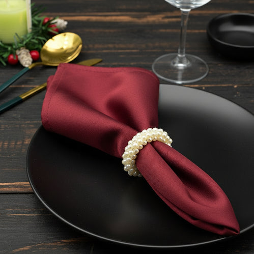 Beaded Pearl Napkin Holder