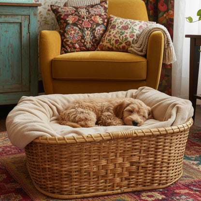 Handmade - Cane Multipurpose Crib Basket