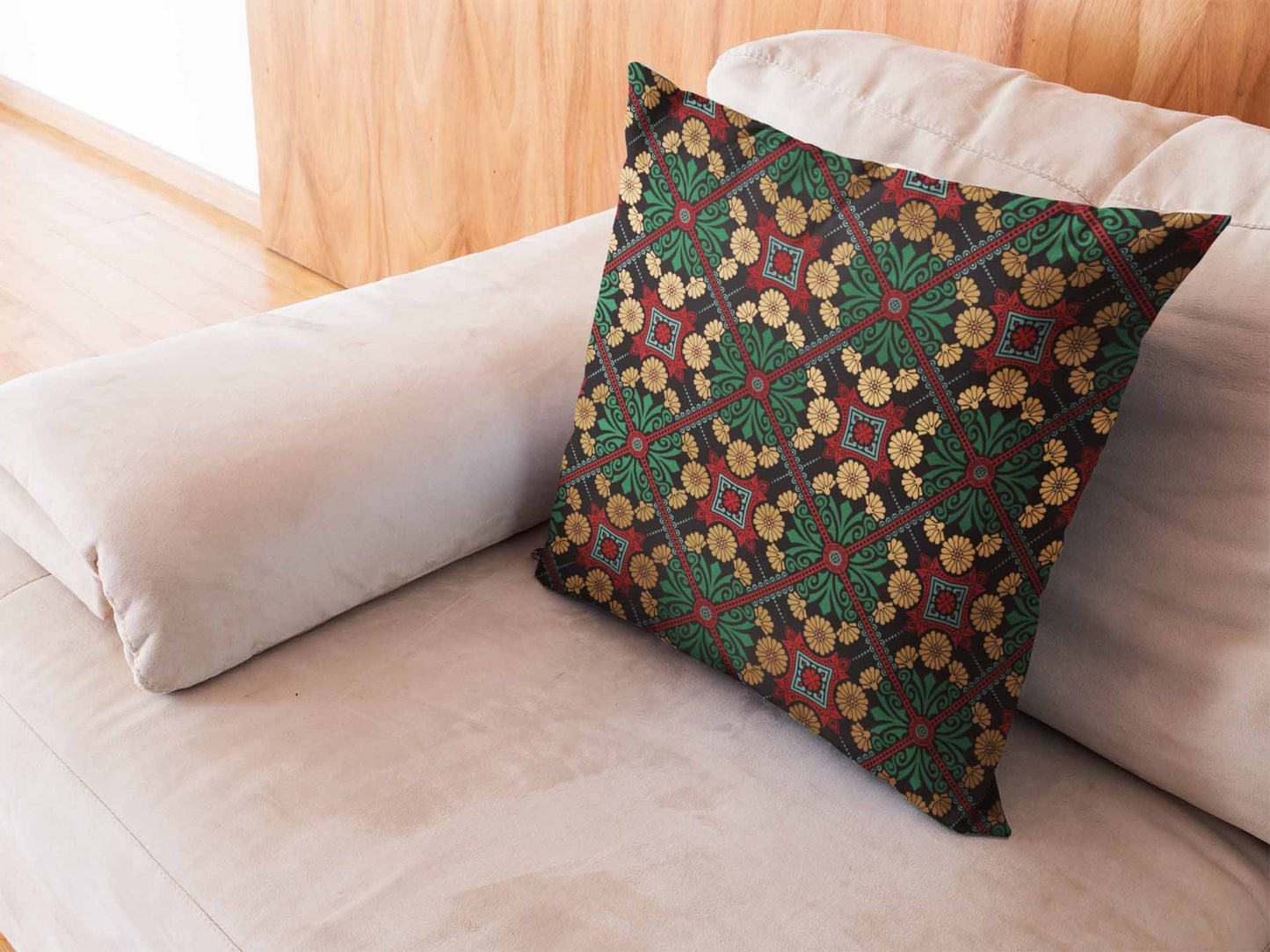 Rujhan Rugged Green Cushion Cover cushion cover sale