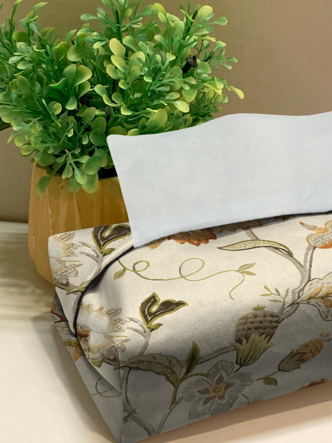 Beige Fort Tissue Box Trendy Home