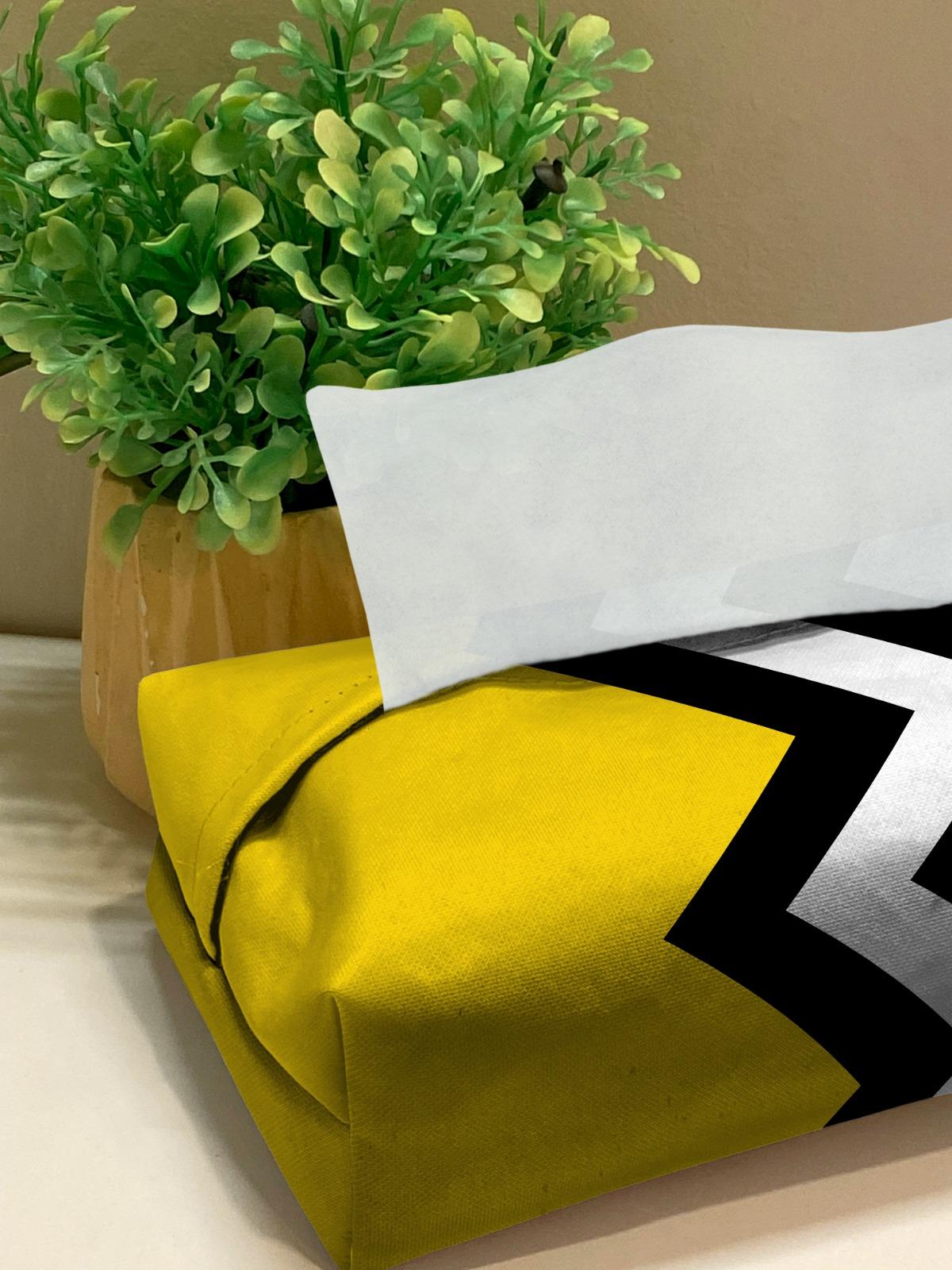 Lisbon Yellow Tissue Box Trendy Home