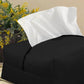 Leather - Black Tissue Box Trendy Home